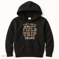 Zoo 1st First Grade Field Trip Squad Crew Teacher Student Kids Hoodie thumb 0