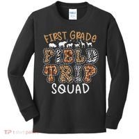 Zoo 1st First Grade Field Trip Squad Crew Teacher Student Kids Long Sleeve Shirt thumb 0