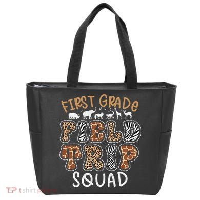 Zoo 1st First Grade Field Trip Squad Crew Teacher Student Tote Bag