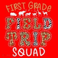 Zoo 1st First Grade Field Trip Squad Crew Teacher Student Santa Hat thumb 1