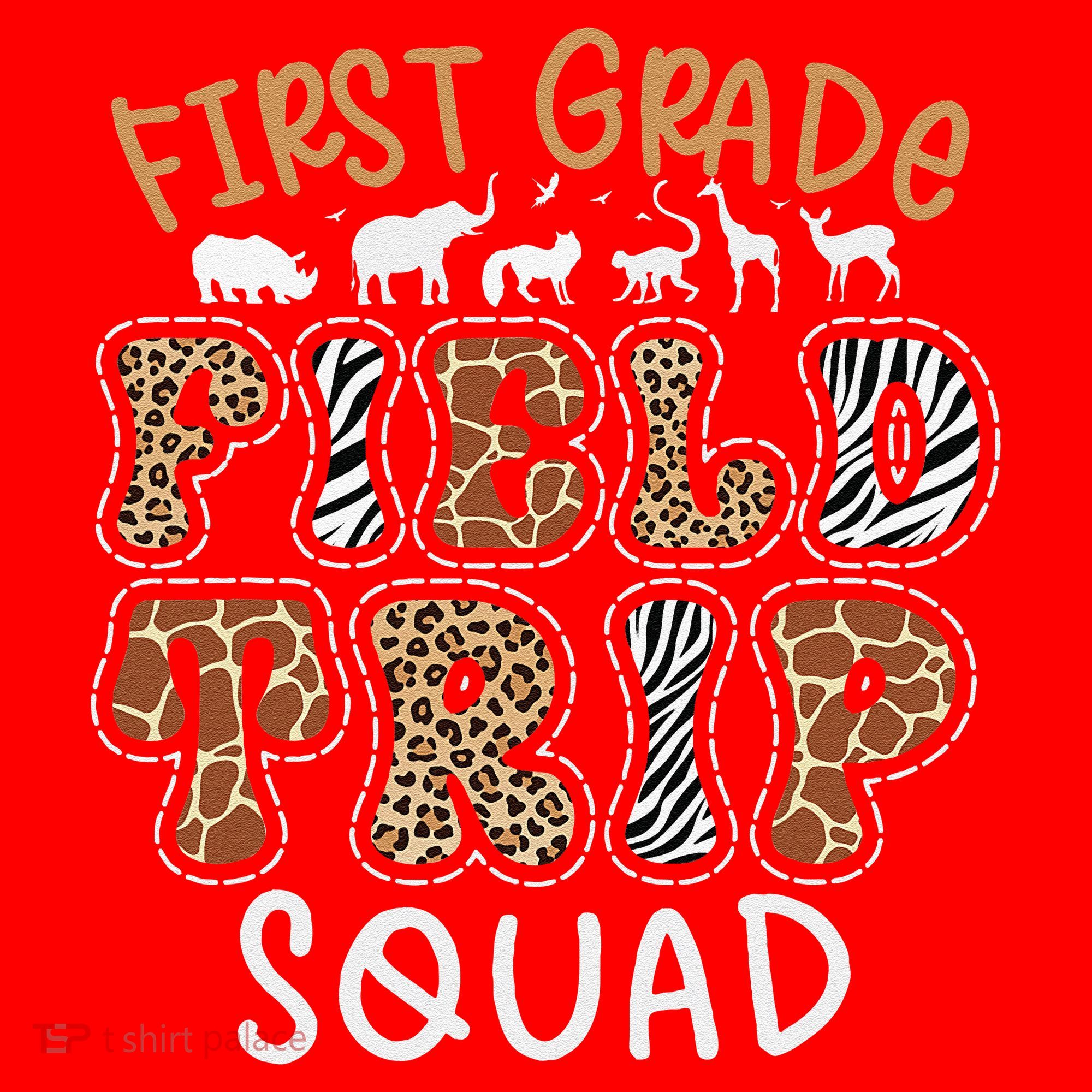Zoo 1st First Grade Field Trip Squad Crew Teacher Student Santa Hat