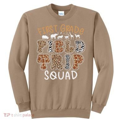 Zoo 1st First Grade Field Trip Squad Crew Teacher Student Sweatshirt