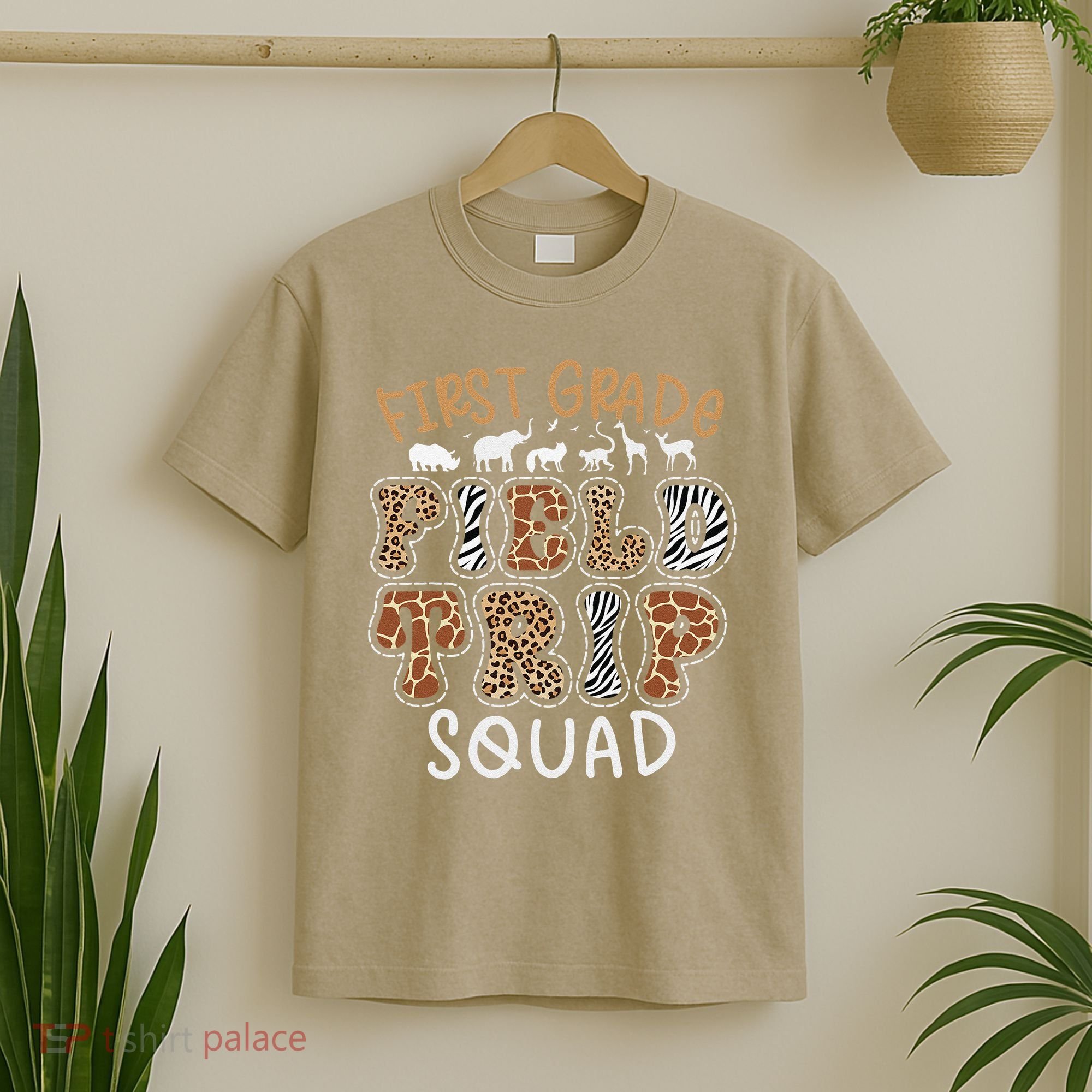 Zoo 1st First Grade Field Trip Squad Crew Teacher Student T-Shirt