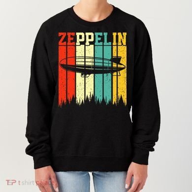 Zeppelin 70s 80s Dirigible Airship Zepelin Zepplin Women's Sweatshirt