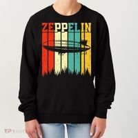 Zeppelin 70s 80s Dirigible Airship Zepelin Zepplin Women's Sweatshirt thumb 0