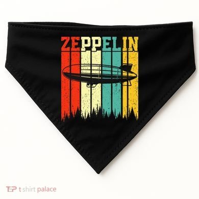 Zeppelin 70s 80s Dirigible Airship Zepelin Zepplin USA-Made Doggie Bandana