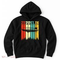 Zeppelin 70s 80s Dirigible Airship Zepelin Zepplin Hoodie thumb 0