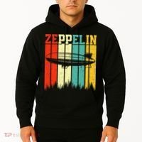 Zeppelin 70s 80s Dirigible Airship Zepelin Zepplin Hoodie thumb 2