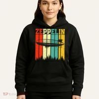 Zeppelin 70s 80s Dirigible Airship Zepelin Zepplin Hoodie thumb 5