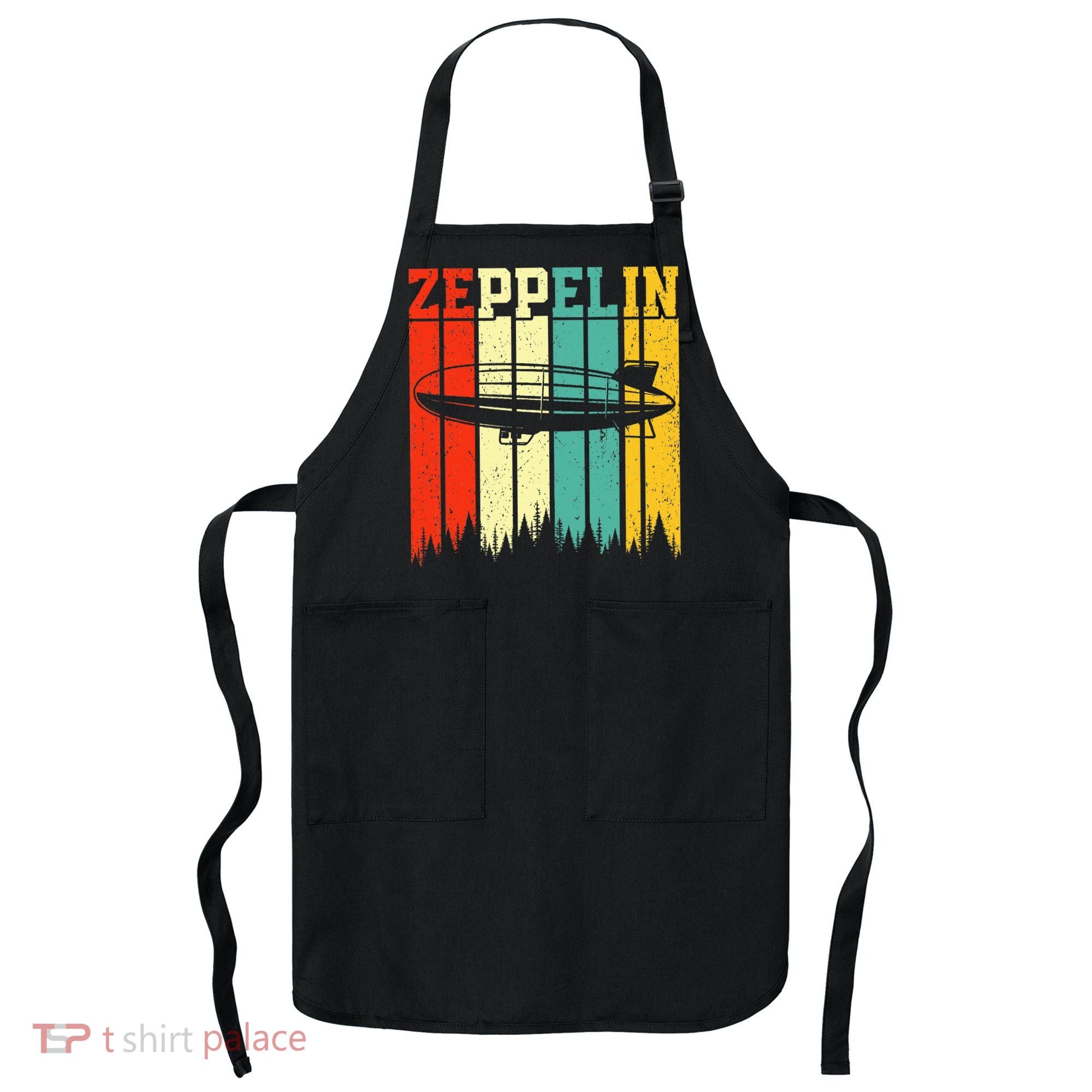 Zeppelin 70s 80s Dirigible Airship Zepelin Zepplin Apron