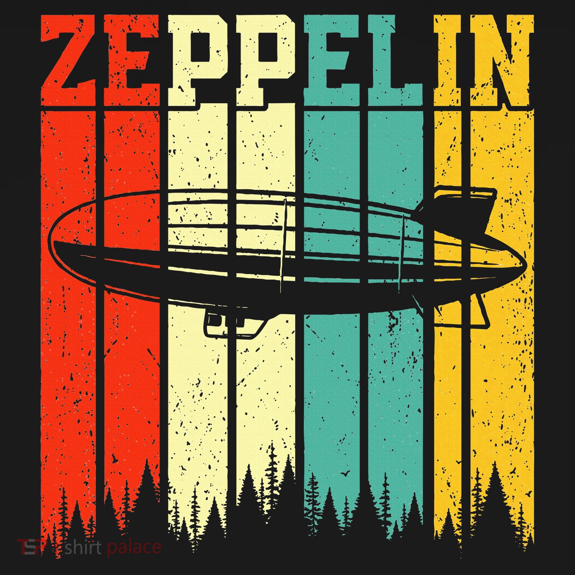 Zeppelin 70s 80s Dirigible Airship Zepelin Zepplin Sweatshirt