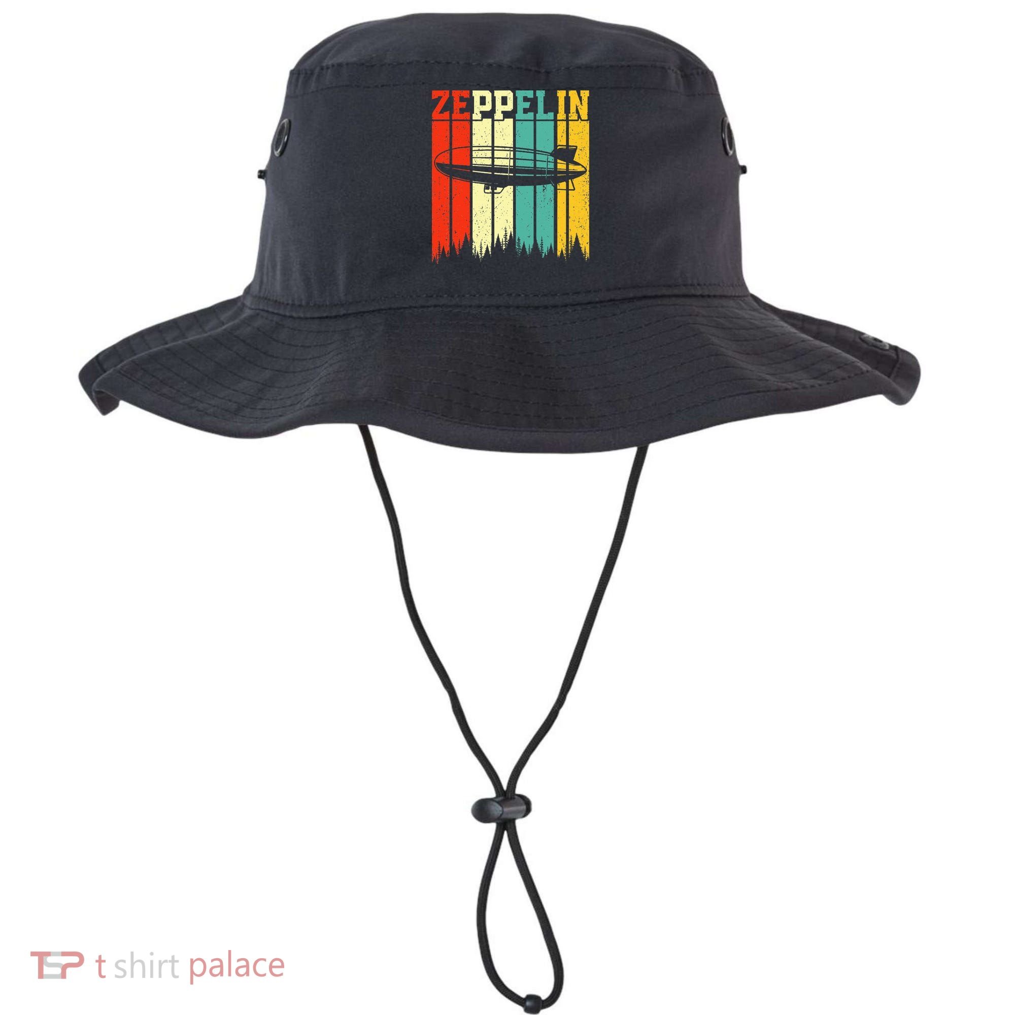 Zeppelin 70s 80s Dirigible Airship Zepelin Zepplin Bucket Hat