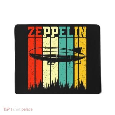 Zeppelin 70s 80s Dirigible Airship Zepelin Zepplin Mousepad