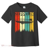 Zeppelin 70s 80s Dirigible Airship Zepelin Zepplin Toddler T-Shirt thumb 0
