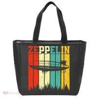 Zeppelin 70s 80s Dirigible Airship Zepelin Zepplin Tote Bag thumb 0