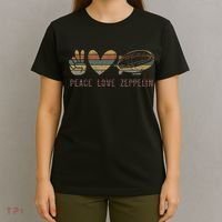 Zeppelin 70s Dirigible Blimp Airship Zepelin Zepplin T-Shirt thumb 4