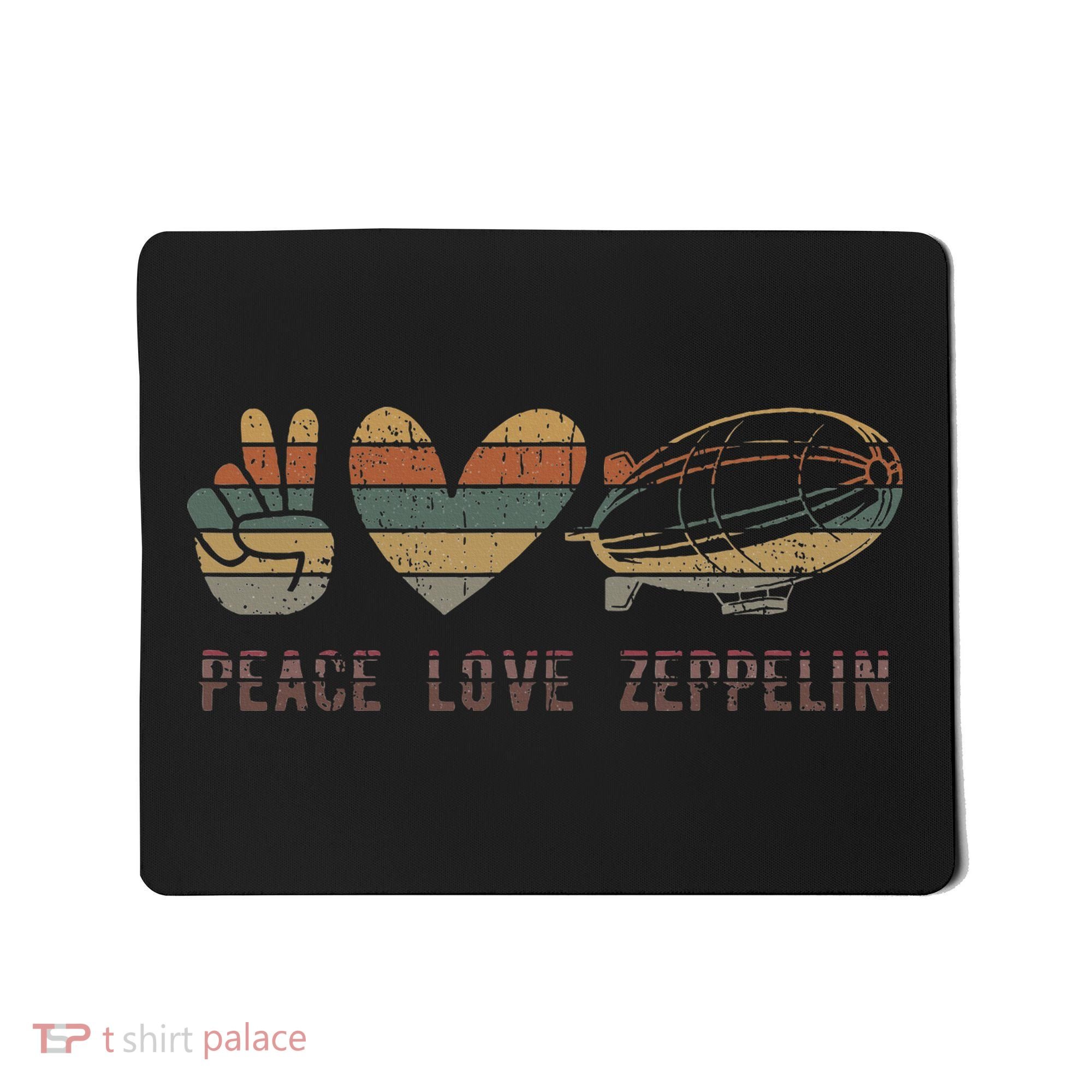 Zeppelin 70s Dirigible Blimp Airship Zepelin Zepplin Mousepad