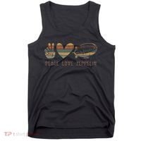 Zeppelin 70s Dirigible Blimp Airship Zepelin Zepplin Tank Top thumb 0
