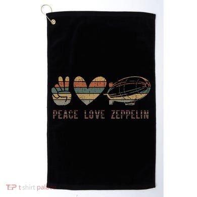 Zeppelin 70s Dirigible Blimp Airship Zepelin Zepplin Golf Towel