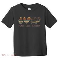 Zeppelin 70s Dirigible Blimp Airship Zepelin Zepplin Toddler T-Shirt thumb 0