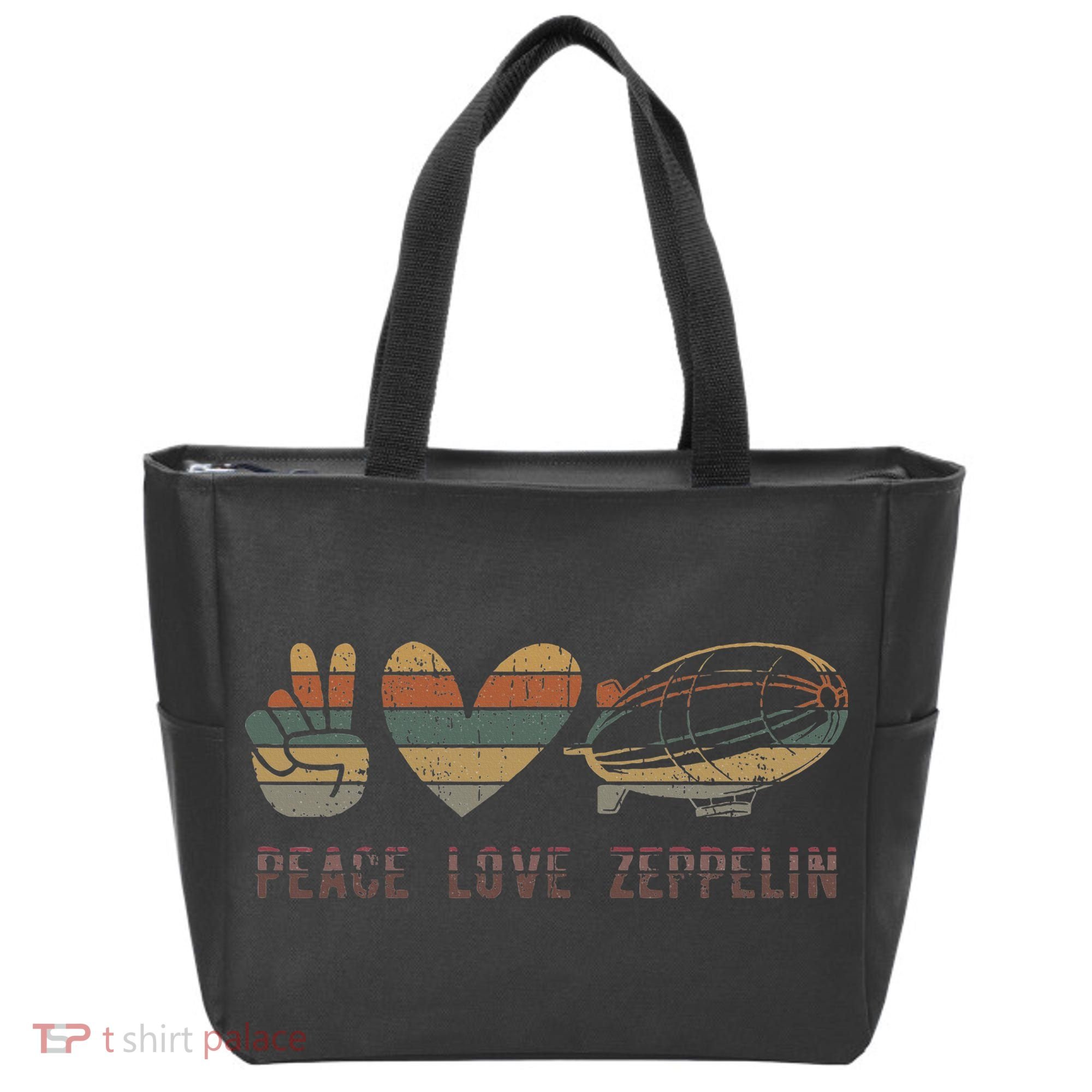 Zeppelin 70s Dirigible Blimp Airship Zepelin Zepplin Tote Bag