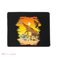 Zookeeper Africans Animal Jungle Safari Zoo Keeper Mousepad thumb 0