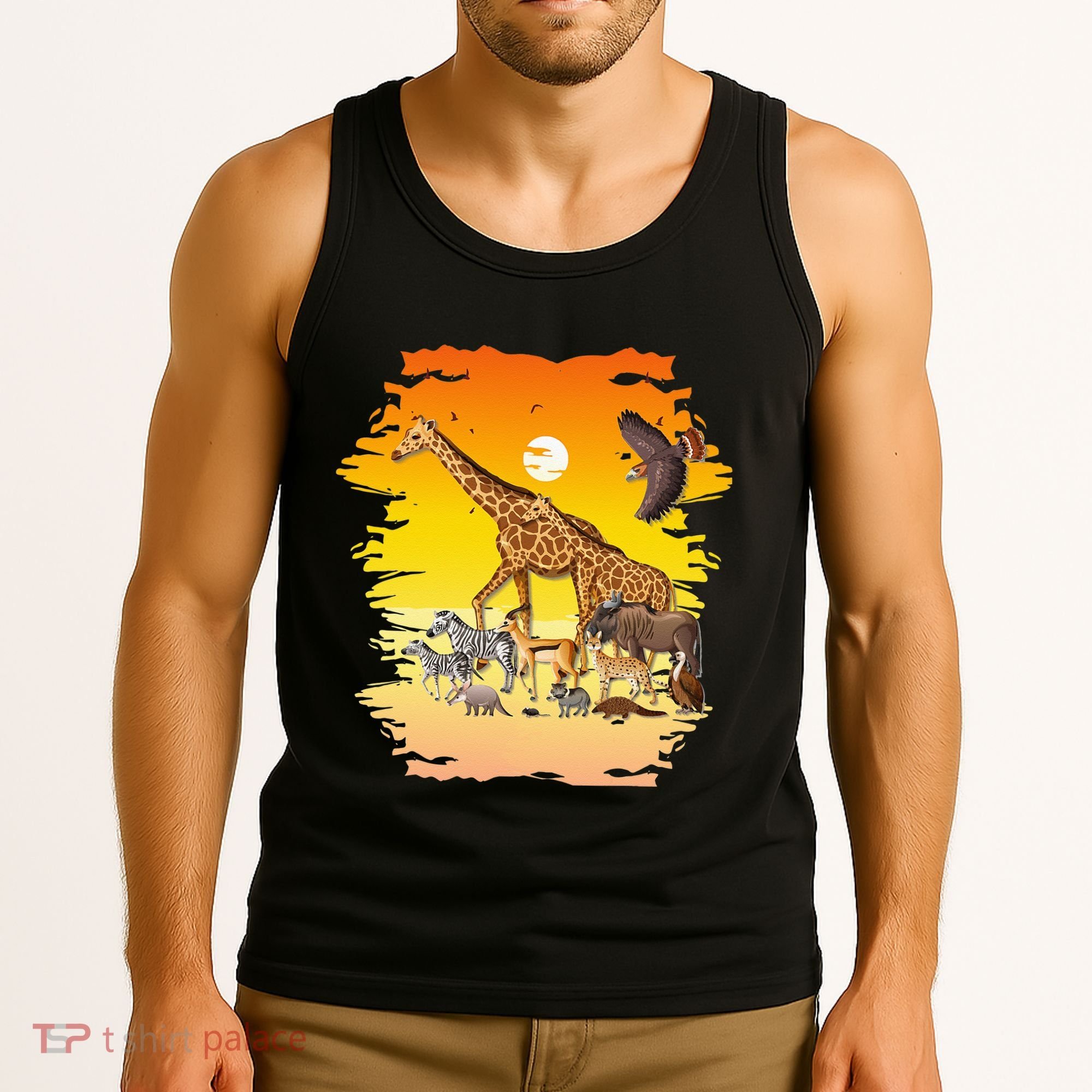 Zookeeper Africans Animal Jungle Safari Zoo Keeper Tank Top