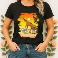 Zookeeper Africans Animal Jungle Safari Zoo Keeper Women's T-Shirt thumb 2