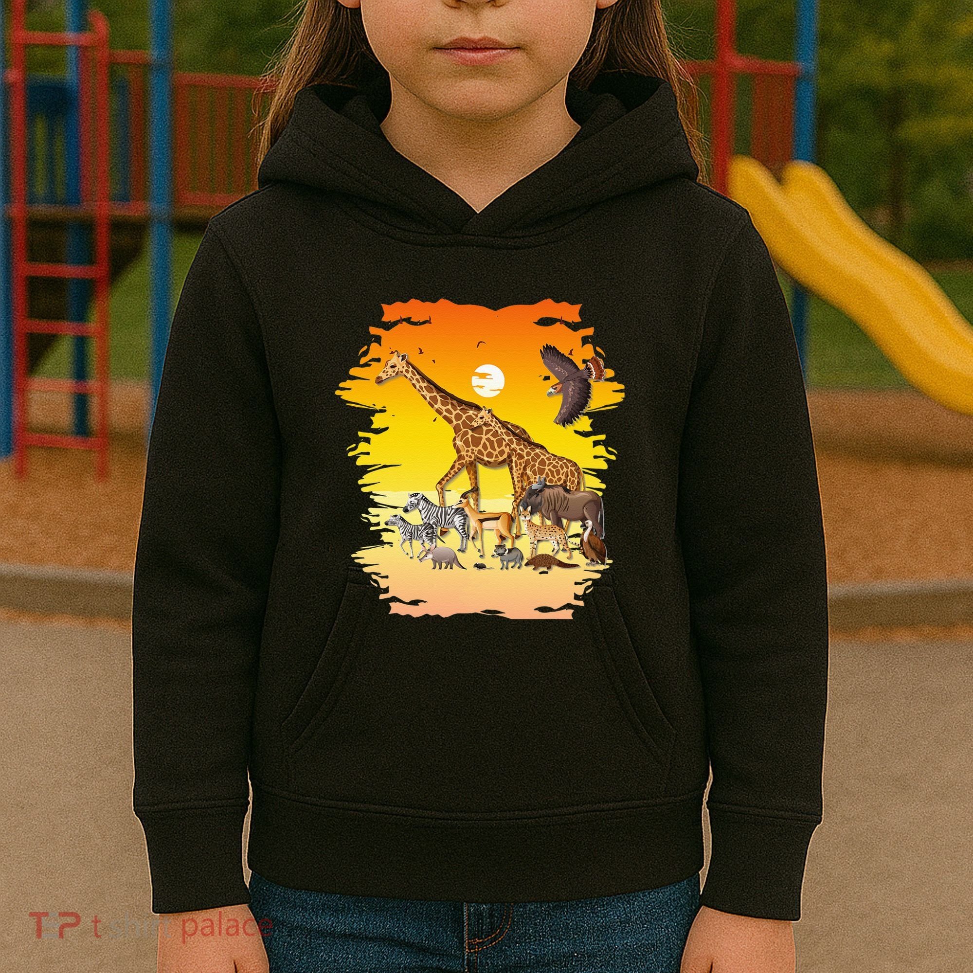 Zookeeper Africans Animal Jungle Safari Zoo Keeper Kids Hoodie