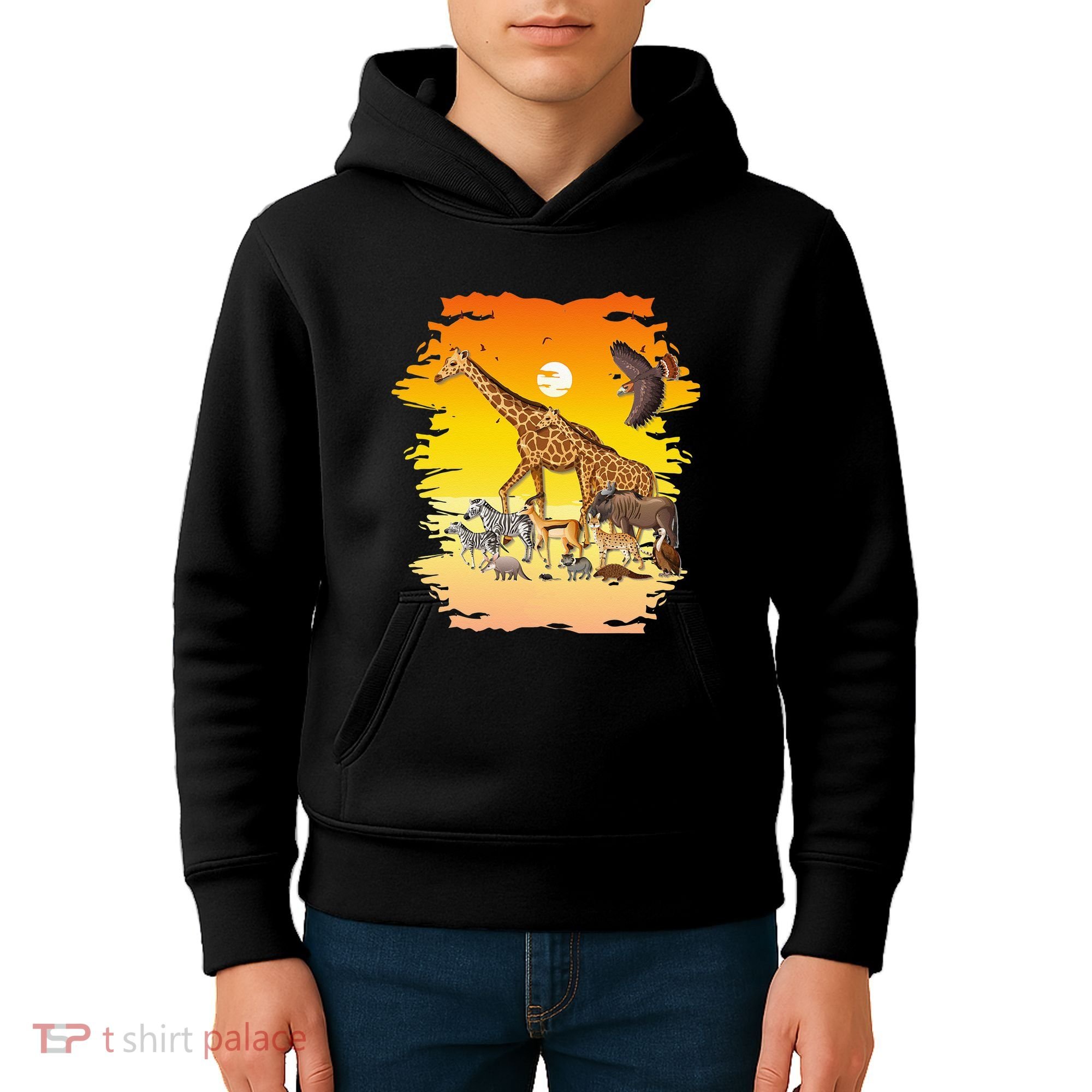 Zookeeper Africans Animal Jungle Safari Zoo Keeper Kids Hoodie
