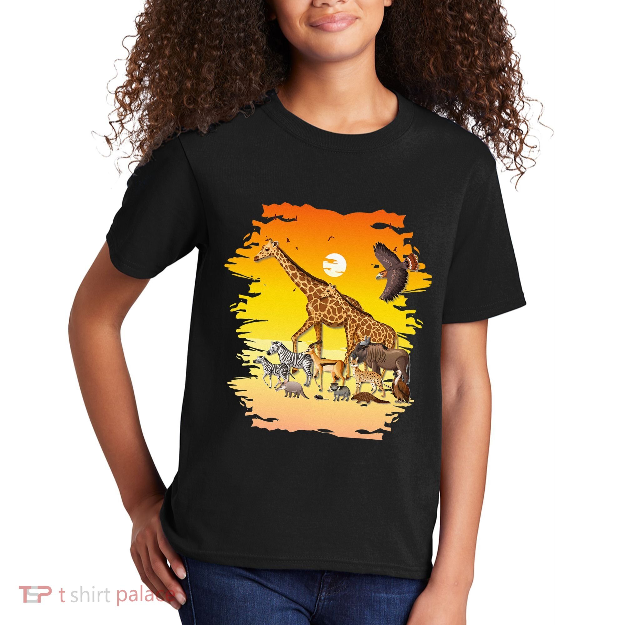 Zookeeper Africans Animal Jungle Safari Zoo Keeper Kids T-Shirt