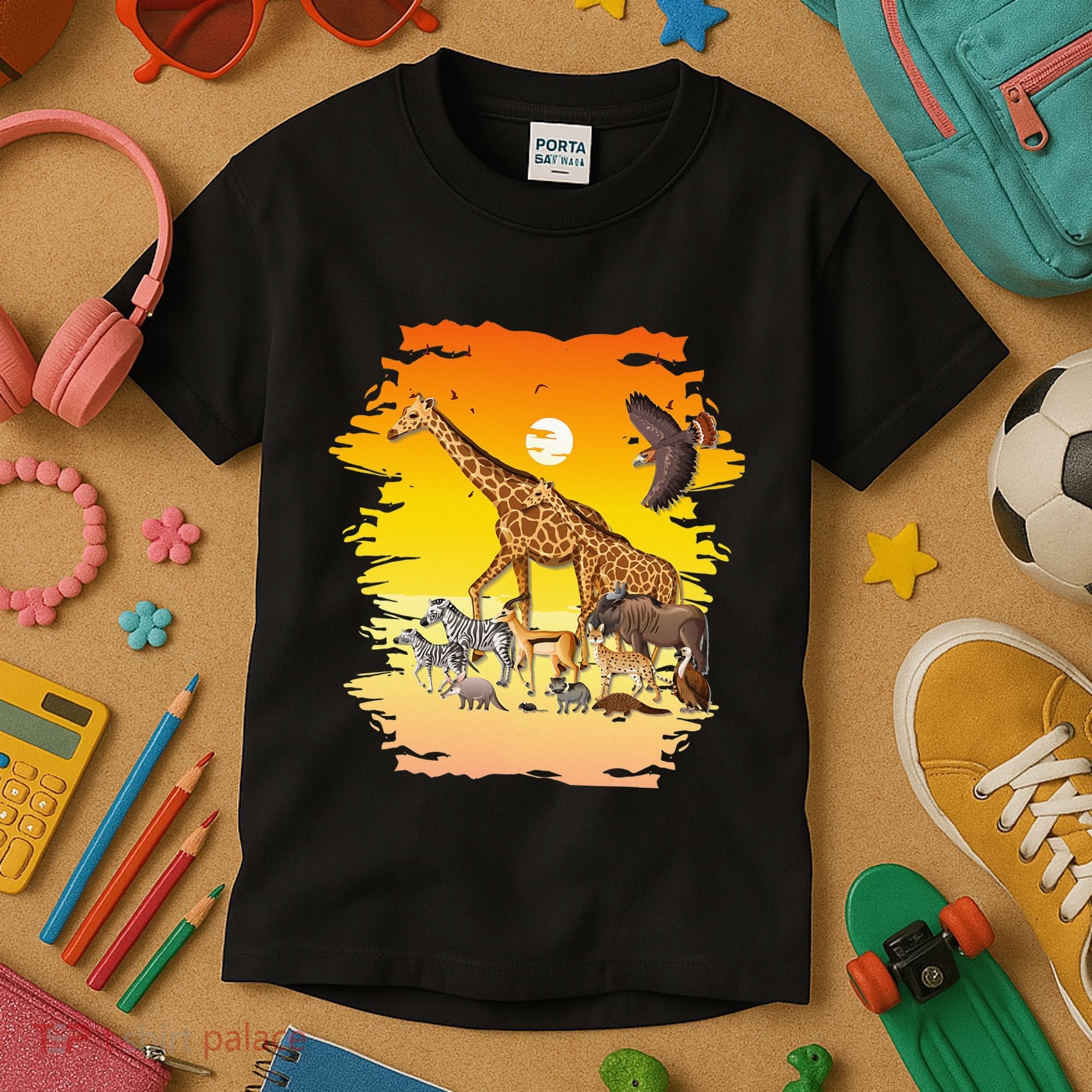 Zookeeper Africans Animal Jungle Safari Zoo Keeper Kids T-Shirt