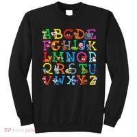 Zoo Animal Alphabet Abcs Animals Learning A Z Abc Letters Sweatshirt thumb 0