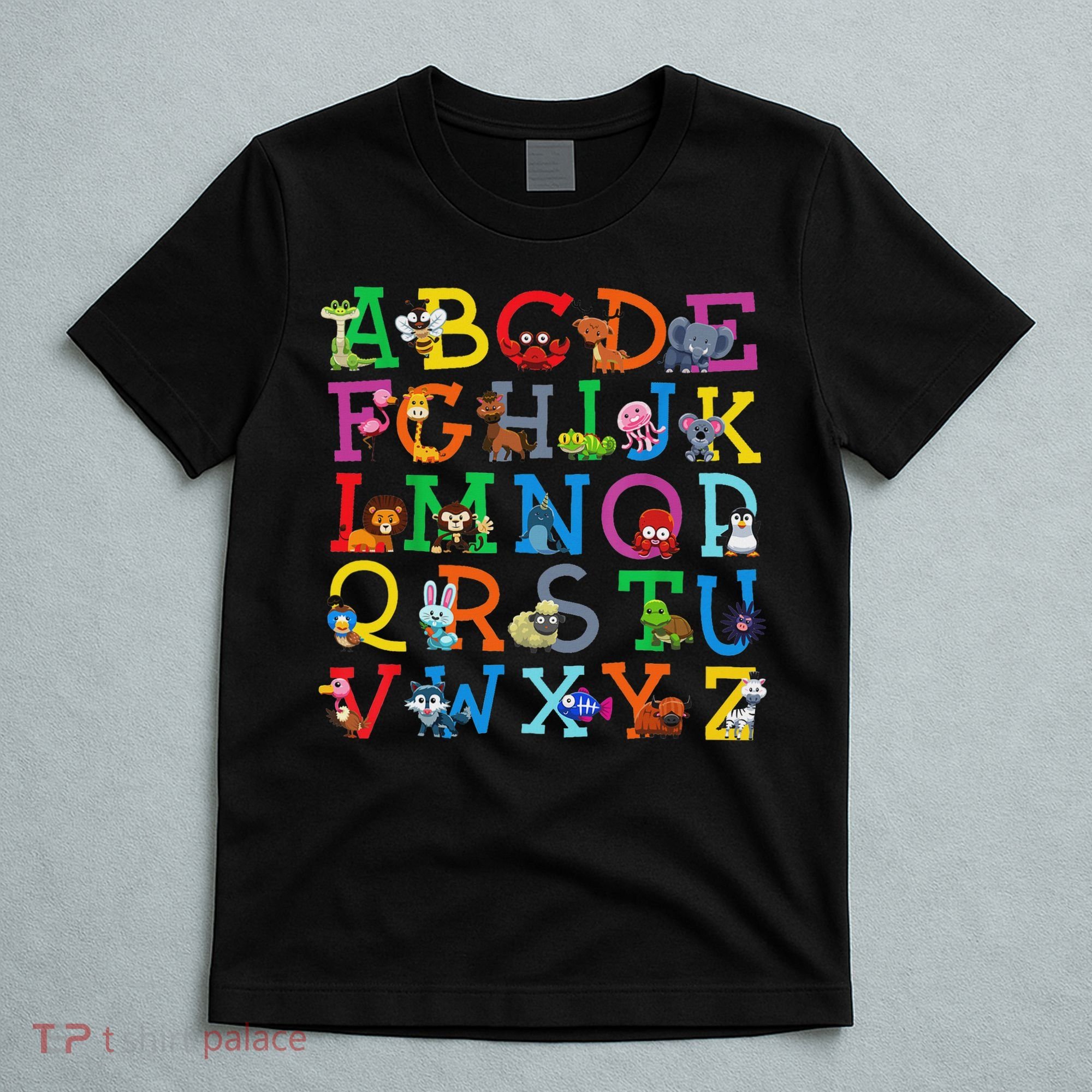 Zoo Animal Alphabet Abcs Animals Learning A Z Abc Letters T-Shirt