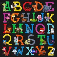 Zoo Animal Alphabet Abcs Animals Learning A Z Abc Letters T-Shirt thumb 7