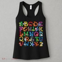 Zoo Animal Alphabet Abcs Animals Learning A Z Abc Letters Women's Tank Top thumb 3