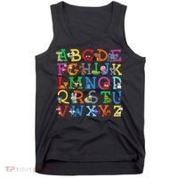 Zoo Animal Alphabet Abcs Animals Learning A Z Abc Letters Tank Top thumb 0