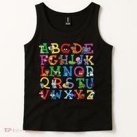 Zoo Animal Alphabet Abcs Animals Learning A Z Abc Letters Tank Top thumb 2
