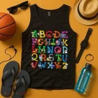 Zoo Animal Alphabet Abcs Animals Learning A Z Abc Letters Tank Top thumb 4