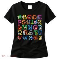 Zoo Animal Alphabet Abcs Animals Learning A Z Abc Letters Women's T-Shirt thumb 0
