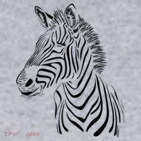 Zebra African Animal Zoo Keeper Zebra Lover Cute Gift Women's Racerback Cropped Tank thumb 2