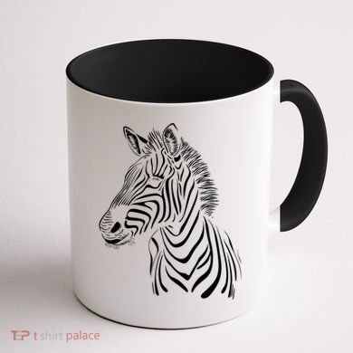 Zebra African Animal Zoo Keeper Zebra Lover Cute Gift Coffee Mug back