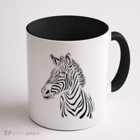 Zebra African Animal Zoo Keeper Zebra Lover Cute Gift Coffee Mug thumb 1