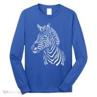 Zebra African Animal Zoo Keeper Zebra Lover Cute Gift Long Sleeve Shirt thumb 0