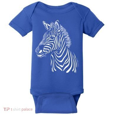 Zebra African Animal Zoo Keeper Zebra Lover Cute Gift Baby Bodysuit