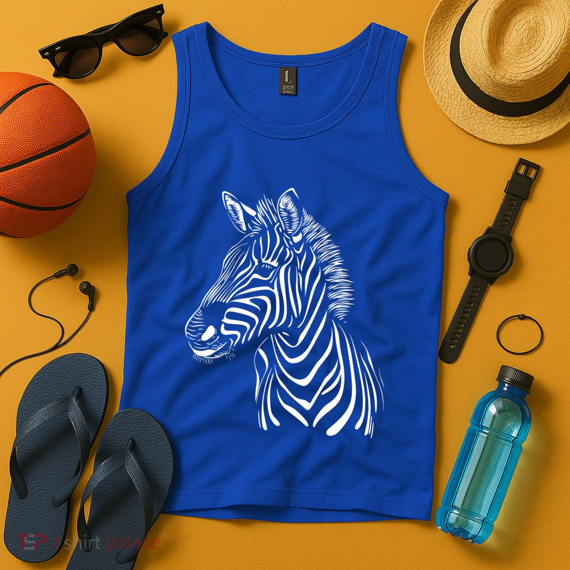 Zebra African Animal Zoo Keeper Zebra Lover Cute Gift Tank Top