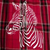 Zebra African Animal Zoo Keeper Zebra Lover Cute Gift Women's Flannel Plaid Pajama Pants thumb 2