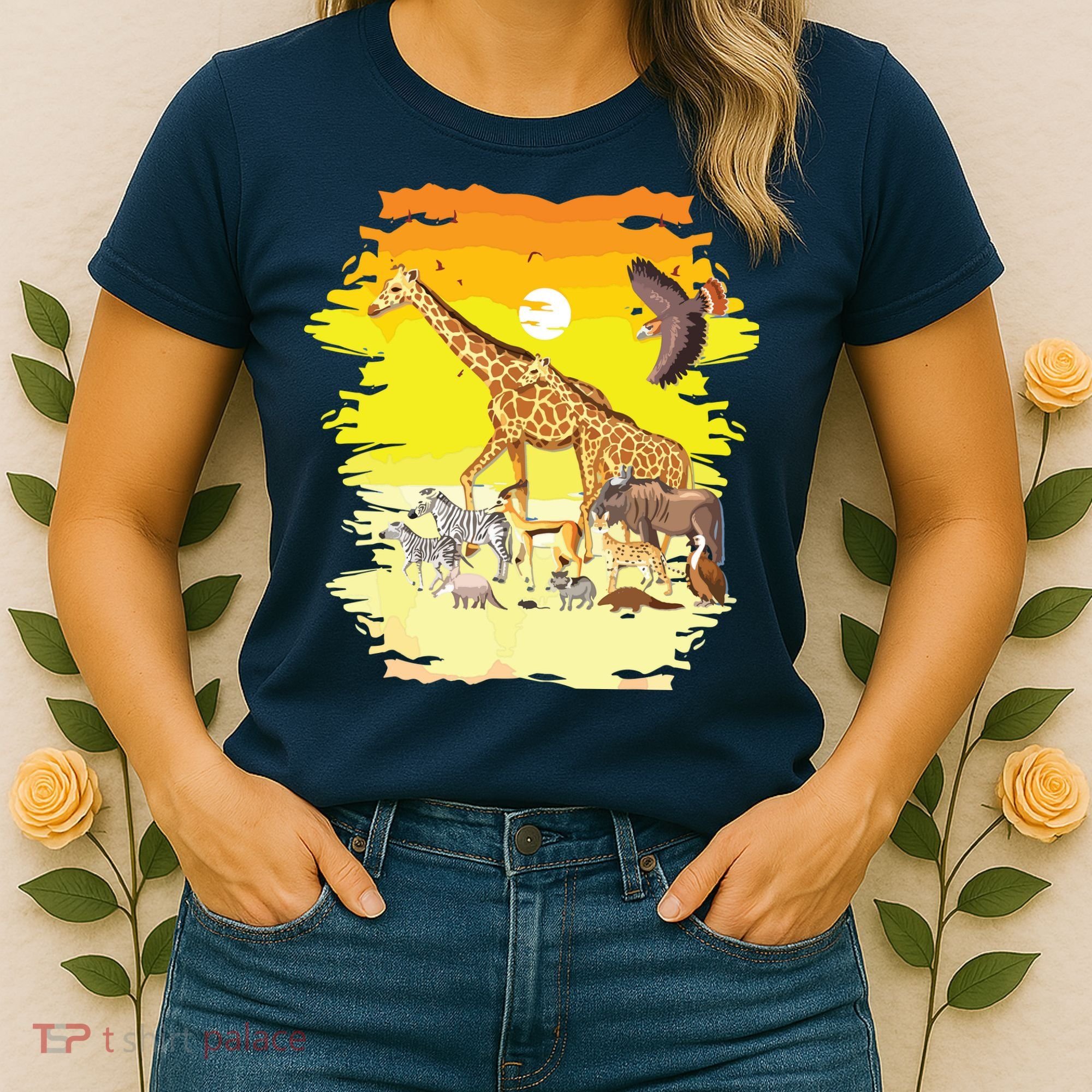 Zookeeper Africans Animal Jungle Safari Zoo Keeper Women's T-Shirt