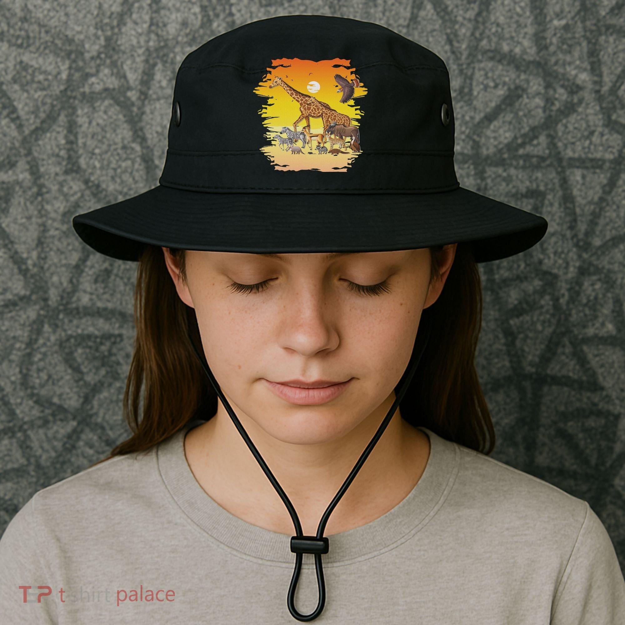Zookeeper Africans Animal Jungle Safari Zoo Keeper Bucket Hat