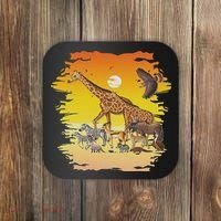 Zookeeper Africans Animal Jungle Safari Zoo Keeper Coaster thumb 0